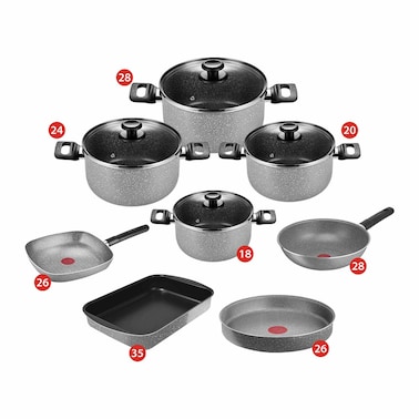 Tefal Cooking Set - 12 Pieces
