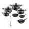 Tefal XL Cookware Set with Moulinex Hand Blender - 11 Pieces
