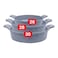 Blooming Granite Oven Try Set - 3 Pieces