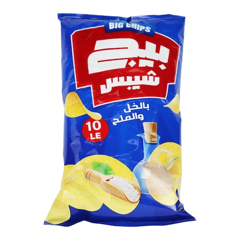 Big Chips Vinegar and Salt Potato Chips - 63 gram