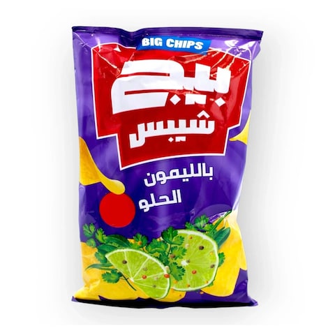 Big Chips Sweet Lemon Potato Chips - 63 gram