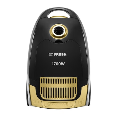 مكنسة كهربائية فريش فانتوم 1700 وات بكيس - اسود وذهبي
