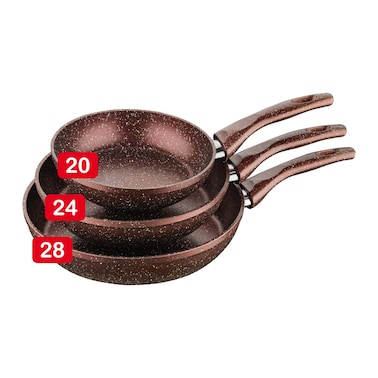 Ideal Home Frypan Set - 3 Pieces