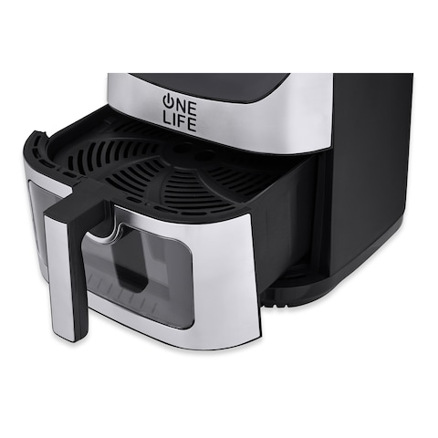 One Life Air Fryer 10 Liter 2000 Watt Digital - Silver - HAF730P