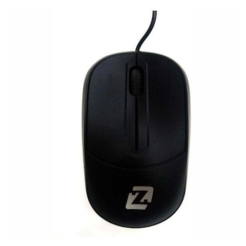 ماوس ضوئي سلكي زيرو يو اس بي - اسود - ZR-160