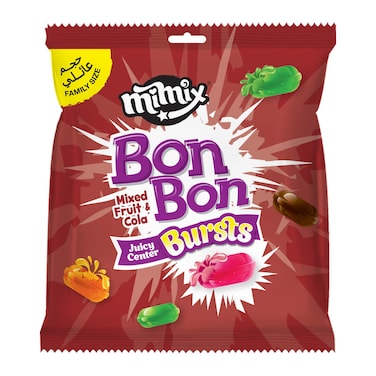 Mimix Bon Bon Bursts with Mixed Fruit and Cola Flavor - 97 gm