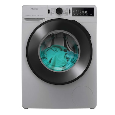 Hisense Washing Machine 8kg Front Load 1400rpm Digital Inverter - Silver - WF3V8042BSEG