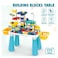 Building Block Table With Slide Track 111 Pcs- TG