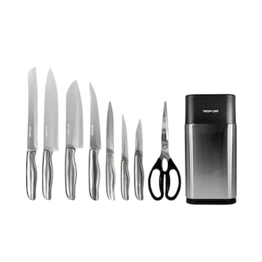 طقم سكاكين نيوفلام ستانلس ستيل - 10 قطع