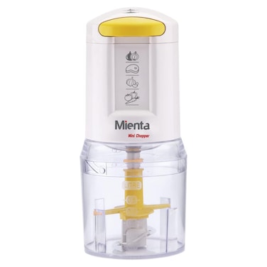 Mienta Mini Chopper 450 Watt 500ml 2 speeds - White - CH171