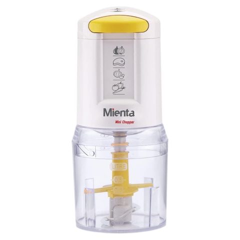 Mienta Mini Chopper 450 Watt 500ml 2 speeds - White - CH171