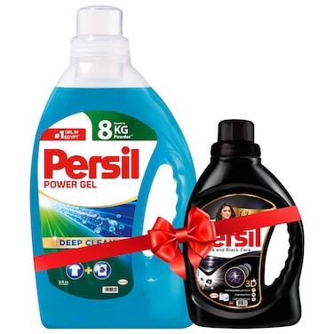Persil Deep Clean Automatic Gel Detergent with Rose Scent - 3.9 Kg + Dark and Black Care Gel - 800 gm