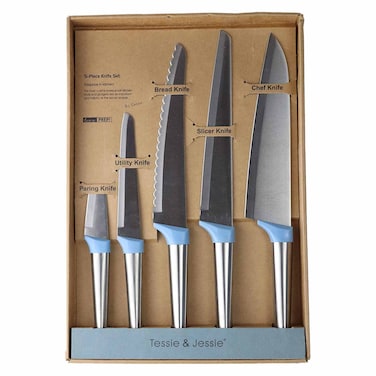 Aramex Stainless Steel Knives Set - 5 Pieces