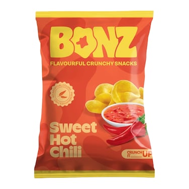 Bonz Premium Snacks with Hot Chili - 40 Gm
