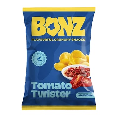 Bonz Premium Snacks with Tomato Twister - 40 gm