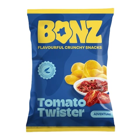 Bonz Premium Snacks with Tomato Twister - 40 Gm