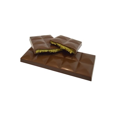 Milk Chocolate Bar with Pistachio and Kunafa