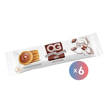 تارت أو جي مغطى بالشوكولاتة - 3 بسكوتة - 6 قطع