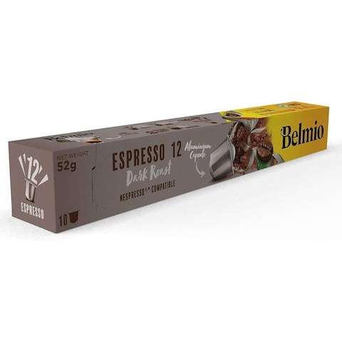 Belmio Espresso Dark Roast Coffee Capsules - 52gm - 10 Capsules