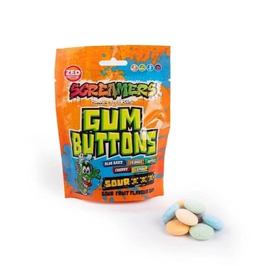 لبان زيد سكريمرز شكل أزرار - 47 جرام