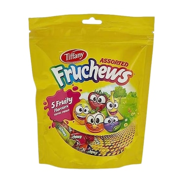 Tiffany Fruchews 5 Fruity Flavours Toffee Chews - 300 Gm
