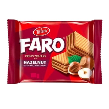 Tiffany Faro Crispy Wafer With Hazelnut - 40 Gm