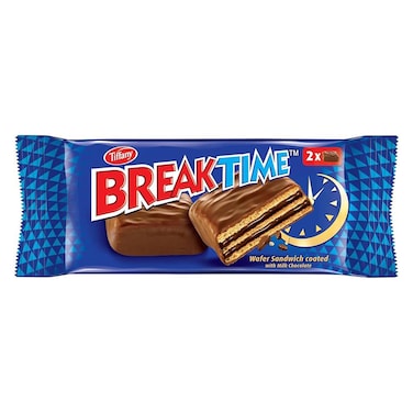 Tiffany Break Time Wafer Sandwich Coated with Milk Chocolate - 26 Gm