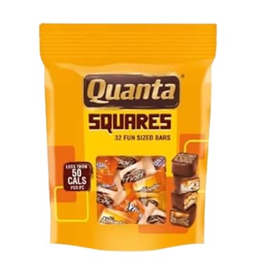 كوانتا سكويرز شوكولاتة بالحليب صغيرة - 244 جم