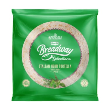 خبز التورتيلا بريدواي بالاعشاب الإيطالية - 5 قطع - 250 جرام