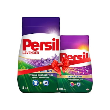 Persil Lavender Deep Clean Laundry Detergent - 5 Kg +  Laundry Detergent 800 gm