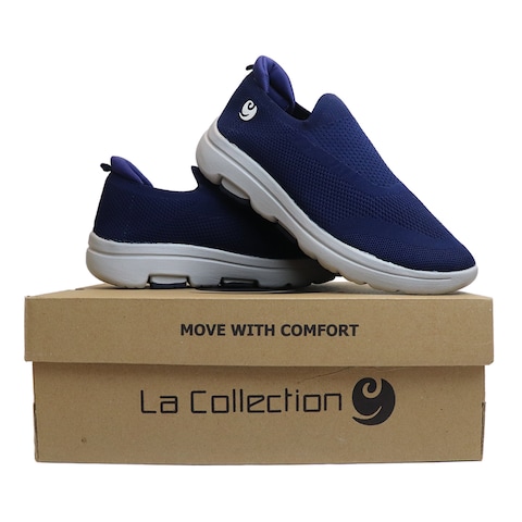 La Collection Men&#39;s Trico Sneakers - Navy - Size 41 - A329