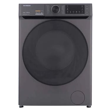 غسالة ملابس فريش تحميل أمامي 7 كيلو 1200 لفة انفرتر - فضي - W7DD1255PC-S