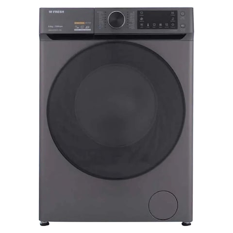 Fresh Washing Machine Front Loading 7 Kg 1200 Rpm Inverter - Silver - W7DD1255PC-S