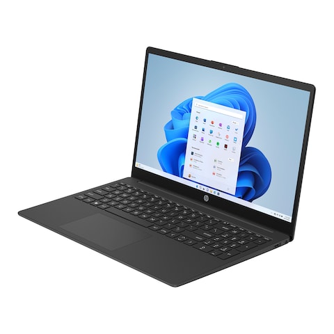 HP 15-fc0036ne Laptop - AMD Ryzen 7 7730U - 512 GB SSD - 16 GB RAM - 15.6-inch - Integrated AMD GPU - Windows 11 - Jet black