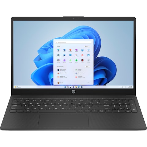 HP 15-fc0036ne Laptop - AMD Ryzen 7 7730U - 512 GB SSD - 16 GB RAM - 15.6-inch - Integrated AMD GPU - Windows 11 - Jet black