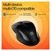 HP 250 Dual Wireless Mouse 1600 DPI - Black - MO151