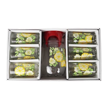 طقم عصير سيتي جلاس تاندرا - 7 قطع