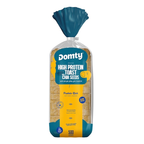 Domty Protein Toast with Chia Seed - 500g