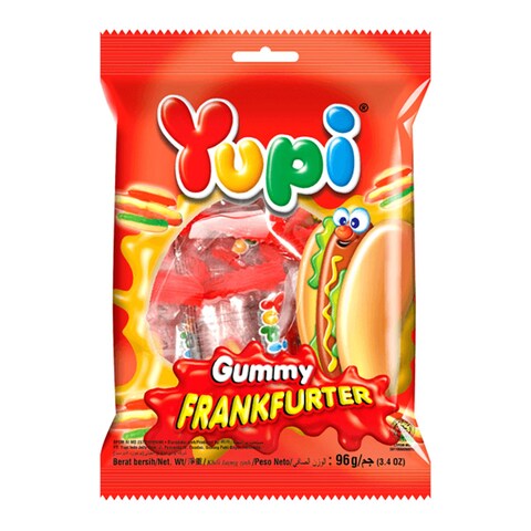 Yupi FrankFurter Gummy Candy - 84 gm