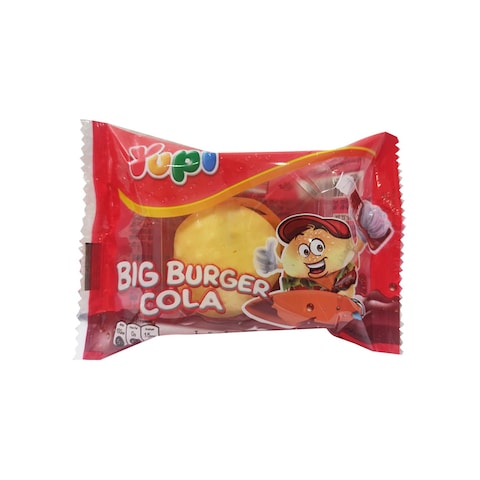 Yupi Big Burger Cola Gummy Candy - 28 gm - 24 Pieces