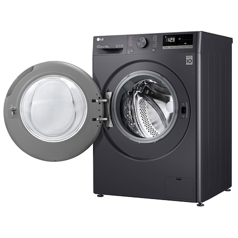 LG Vivace Front Loading Washing Machine Digital Platinum Inverter 10KG - Dark Grey - F4Y3RYGBPV