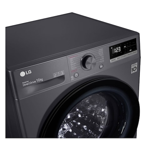 LG Vivace Front Loading Washing Machine Digital Platinum Inverter 10KG - Dark Grey - F4Y3RYGBPV