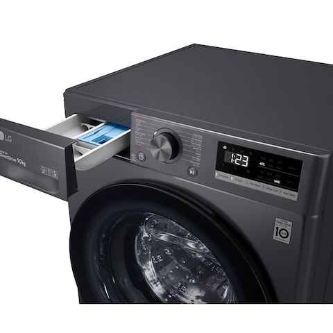 LG Vivace Front Loading Washing Machine Digital Platinum Inverter 10KG - Dark Grey - F4Y3RYGBPV