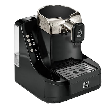 ماكينة تحضير القهوة ون لايف - أسود/فضي - TC75S