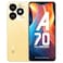 Itel A70 - 6.6-inch 128GB/4GB Dual SIM 4G Smartphone - Brilliant Gold