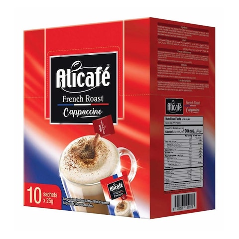 Alicafe French Roast Cappuccino - 25 gm - 10 Sachets