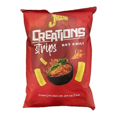 سناكس جاجوار كريشنز ستريبس بطعم الفلفل الحار - 47 جرام