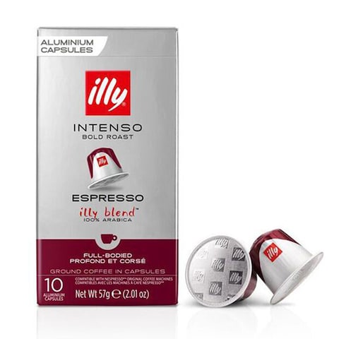 Illy Intenso Espresso Coffee Capsules - 10 Capsules