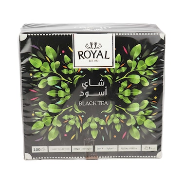 شاي أسود رويال - 100 كيس شاي
