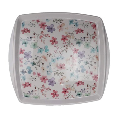 صينية ميلامين مربعة المهندس فينيسا - 64*58 سم